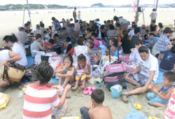 海の公園親子遠足